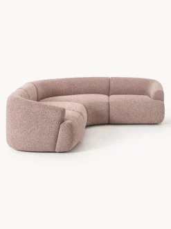 Sofá rinconera modular en tejido bouclé Sofia (4 plazas)