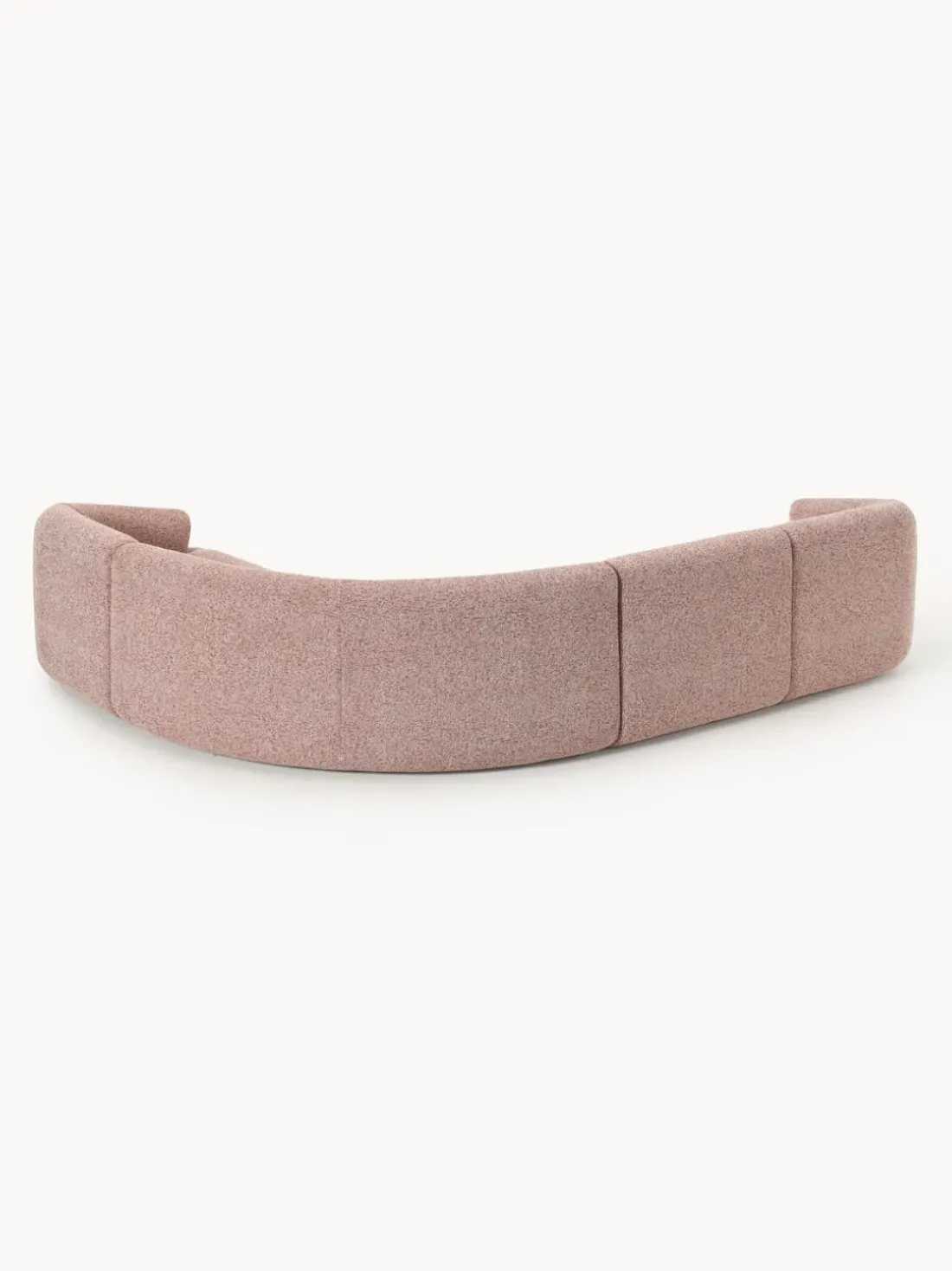 Sofá rinconera modular en tejido bouclé Sofia (4 plazas)