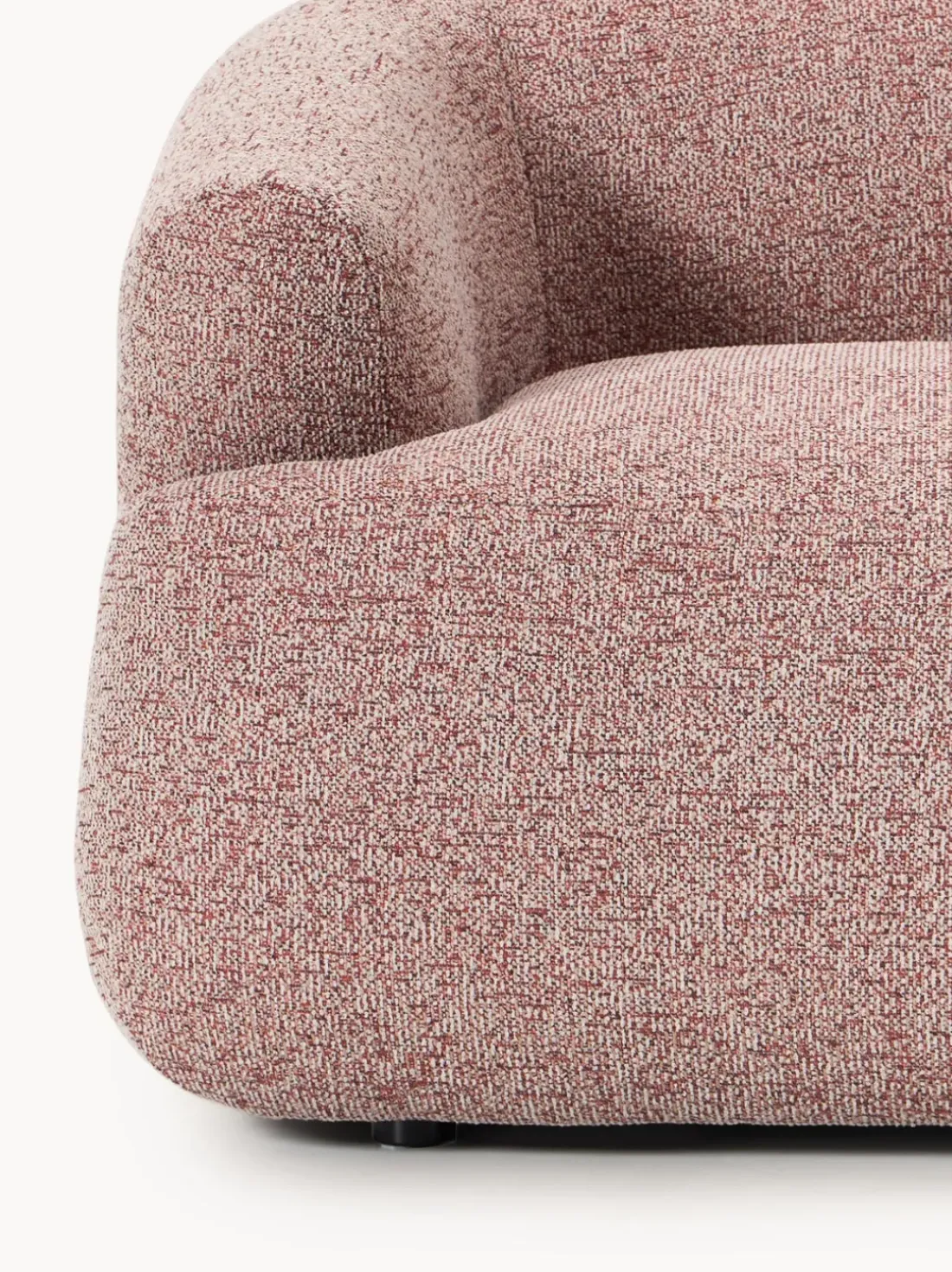 Sofá rinconera modular en tejido bouclé Sofia (4 plazas)