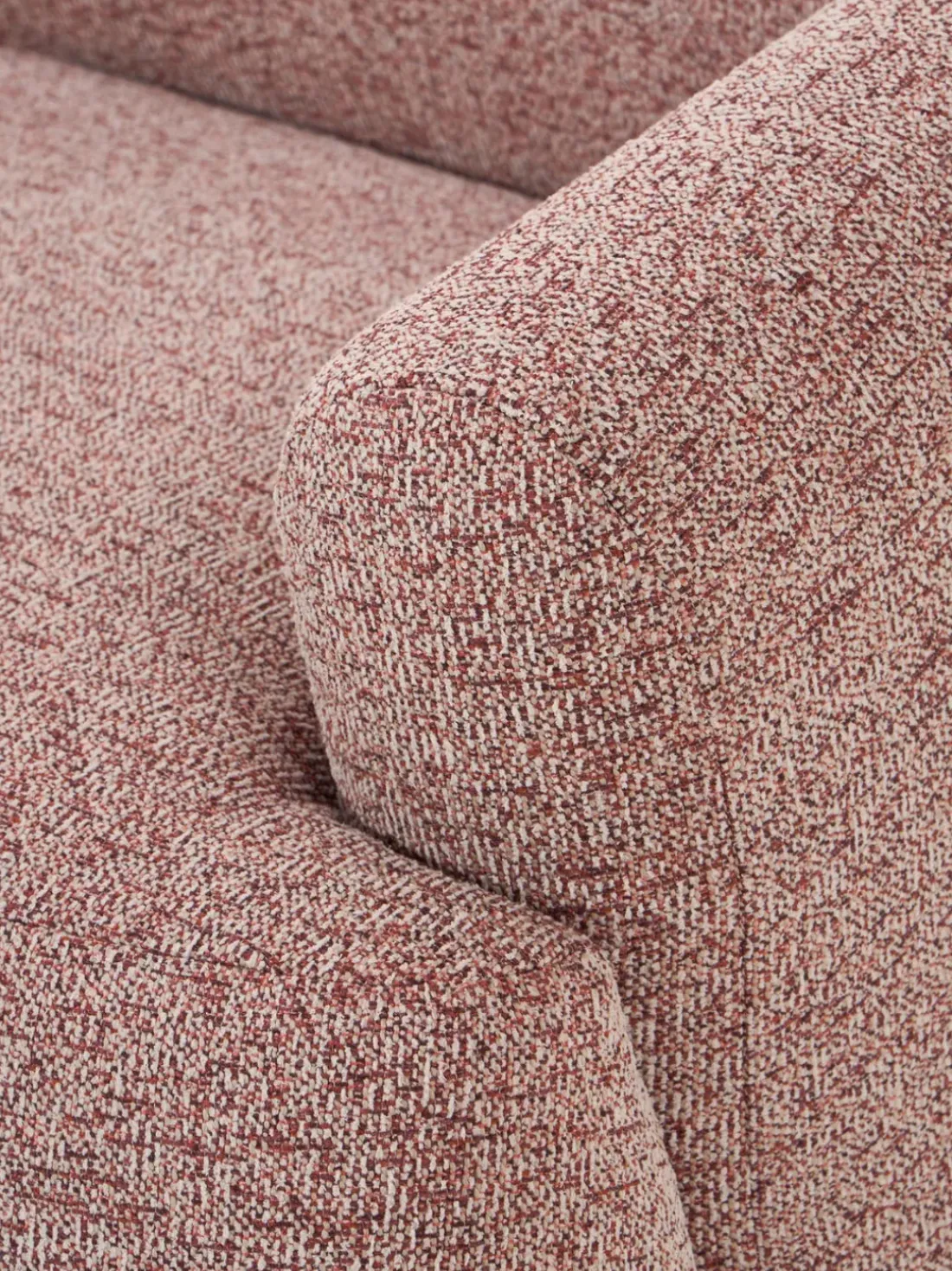 Sofá rinconera modular en tejido bouclé Sofia (4 plazas)