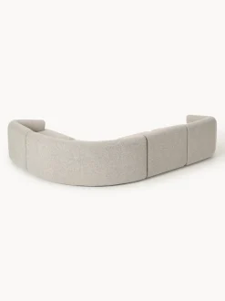 Sofá rinconera modular en tejido bouclé Sofia (4 plazas)