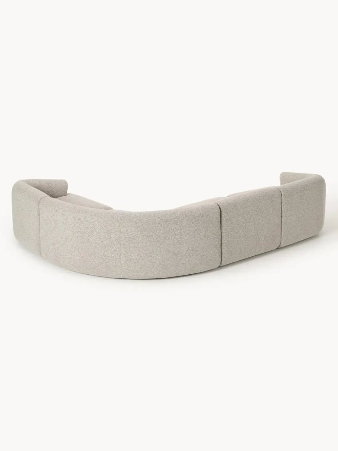 Sofá rinconera modular en tejido bouclé Sofia (4 plazas)