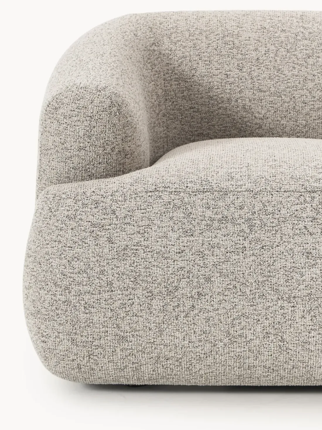 Sofá rinconera modular en tejido bouclé Sofia (4 plazas)