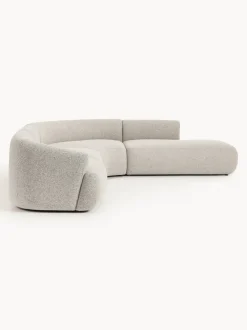 Sofá rinconera modular en tejido bouclé Sofia (4 plazas)