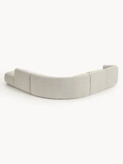 Sofá rinconera modular en tejido bouclé Sofia (4 plazas)