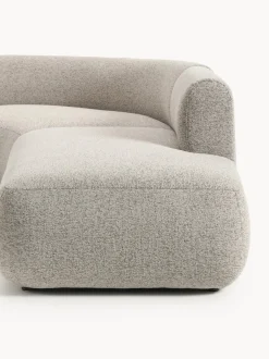 Sofá rinconera modular en tejido bouclé Sofia (4 plazas)