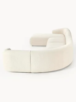 Sofá rinconera modular en tejido bouclé Sofia