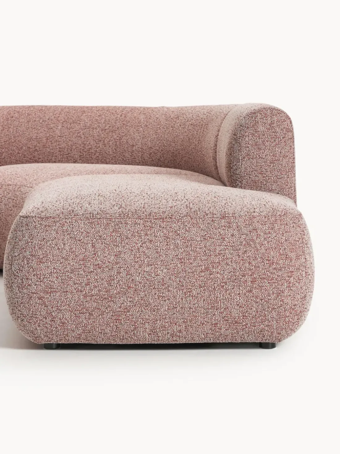 Sofá rinconera modular en tejido bouclé Sofia (4 plazas)