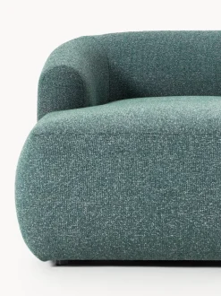 Sofá rinconera modular en tejido bouclé Sofia
