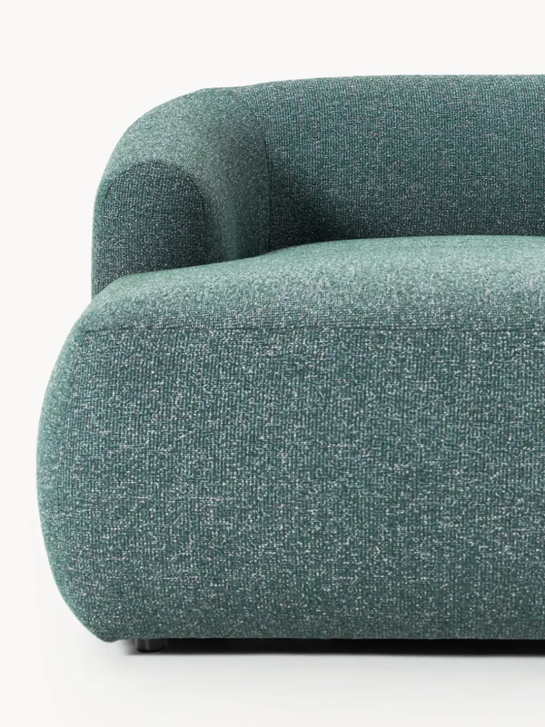 Sofá rinconera modular en tejido bouclé Sofia