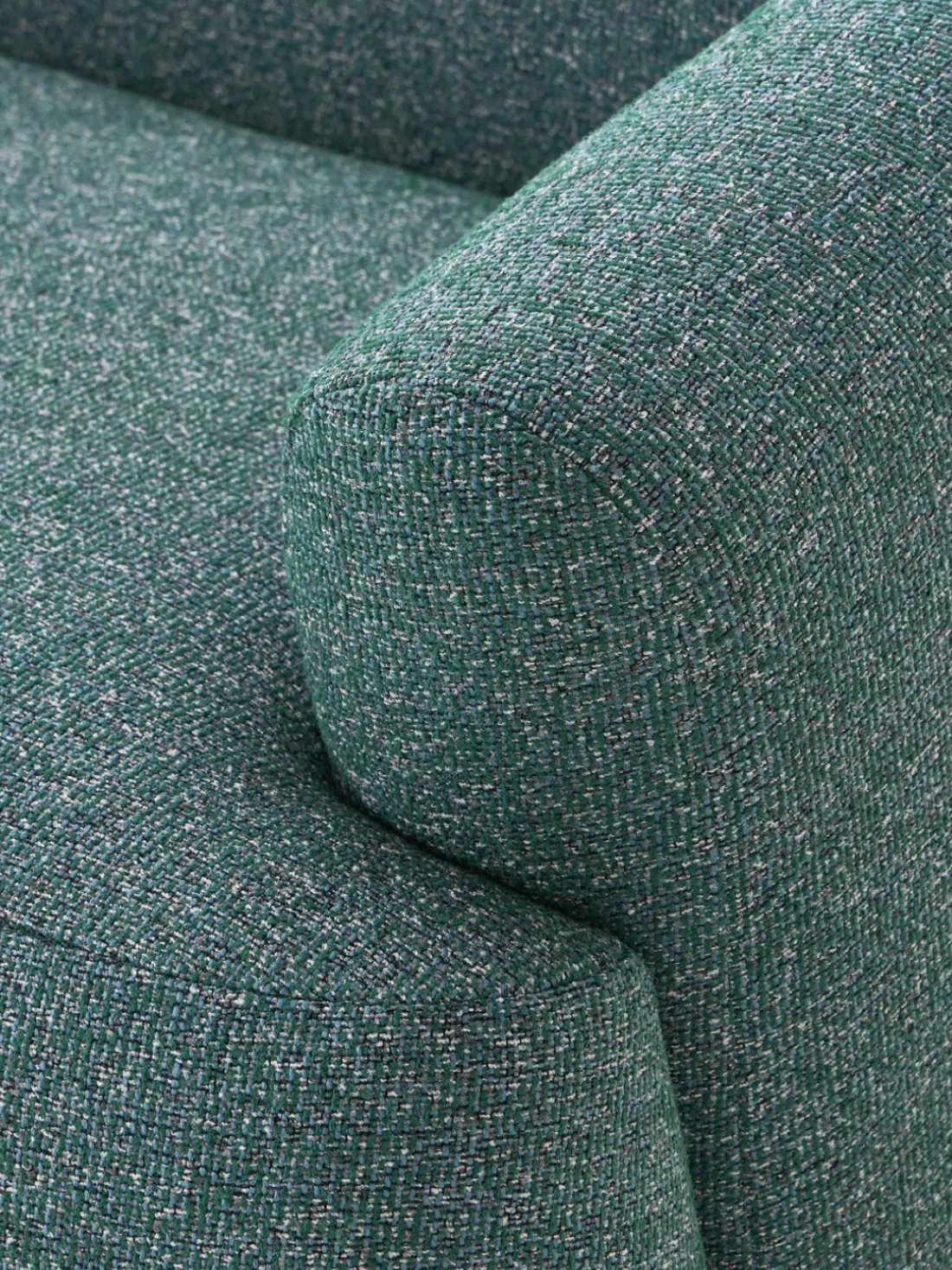 Sofá rinconera modular en tejido bouclé Sofia