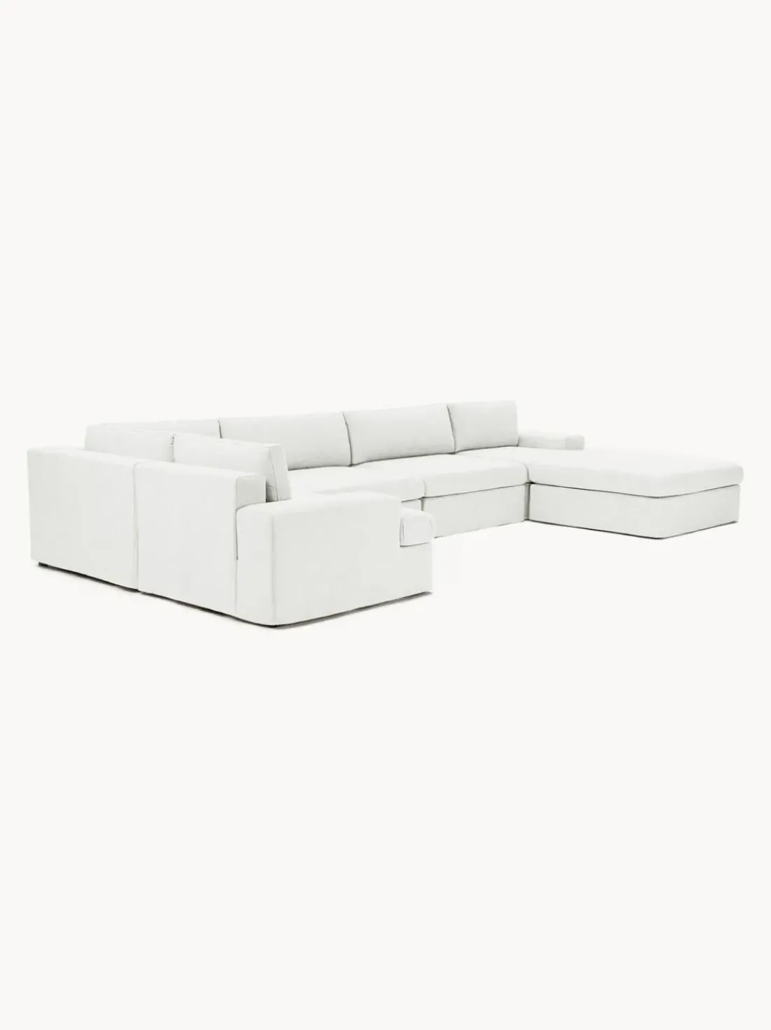 Sofá rinconera modular Russell, desenfundable