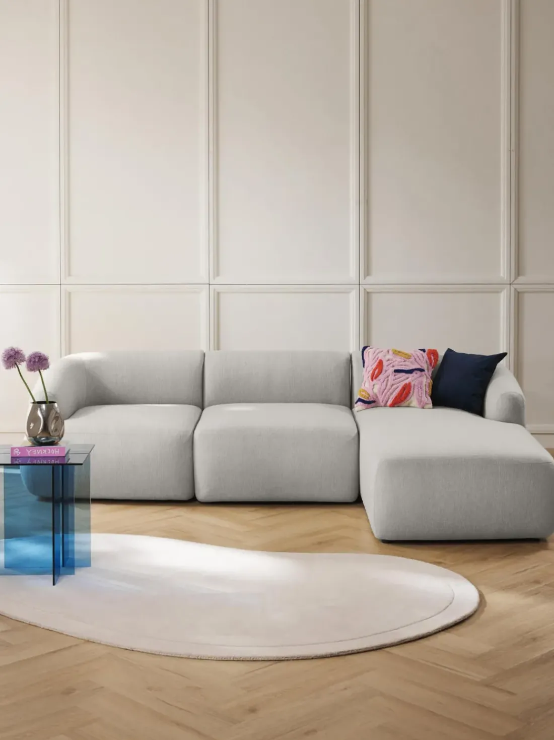 Sofá rinconera modular Sofia (3 plazas)