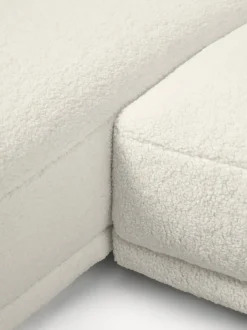 Sofá rinconera pequeño de borreguillo Fluente