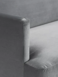 Sofá rinconera pequeño de terciopelo Fluente