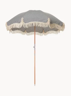 Sombrilla con flecos plegable Retro, Ø 180 cm