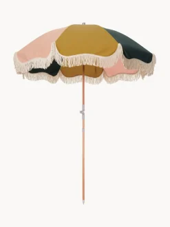 Sombrilla con flecos plegable Retro, Ø 180 cm