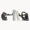 Sujetalibros artesanales Monkey Kare, 2 uds.