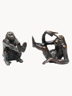 Sujetalibros artesanales Monkey Kare, 2 uds.