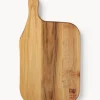 Tabla de cortar de madera de teca Raw