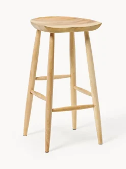 Taburete alto de madera de mango Nino