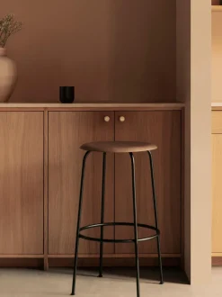 Taburete alto de madera y metal Afteroom