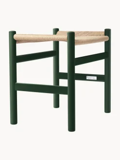 Taburete con asiento tejido a mano CH53