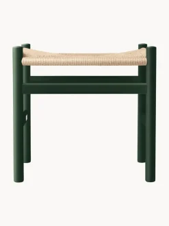 Taburete con asiento tejido a mano CH53