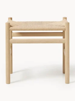 Taburete con asiento tejido a mano CH53