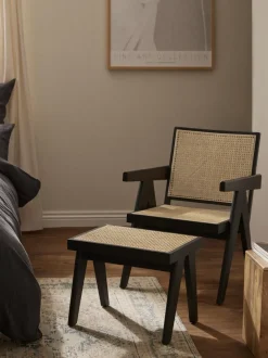 Taburete con tejido vienés Sissi