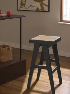 Taburete de bar con tejido vienés Sissi