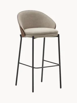 Taburete de bar de chenilla Eamy