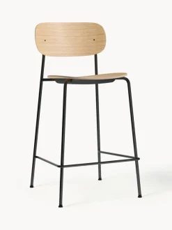 Taburete de bar de metal y madera Co