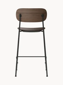 Taburete de bar de metal y madera Co