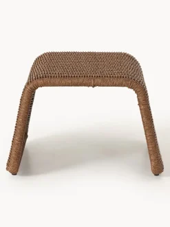 Taburete de exterior de mimbre Hank
