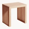 Taburete de madera de bambú Rib