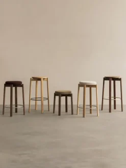 Taburete de madera de roble Passage