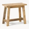 Taburete de madera de teca Lawas