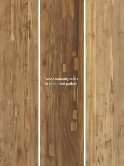 Taburete de madera de teca Lawas