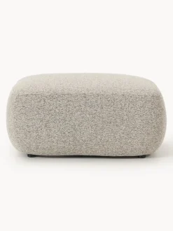 Taburete en tejido bouclé Sofia