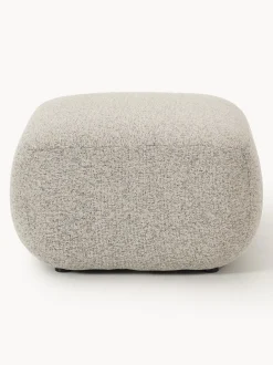 Taburete en tejido bouclé Sofia