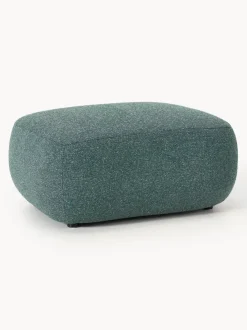 Taburete en tejido bouclé Sofia