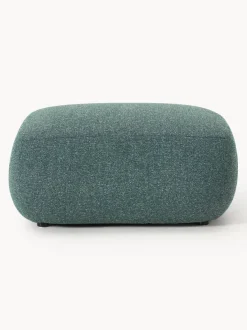 Taburete en tejido bouclé Sofia