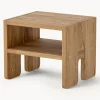 Taburete infantil de madera de roble Bas