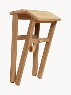 Taburete plegable de madera de roble Angle