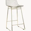 Taburetes alto de metal Wire, 2 uds.