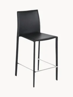 Taburetes altos de cuero Boréalys, 2 uds.