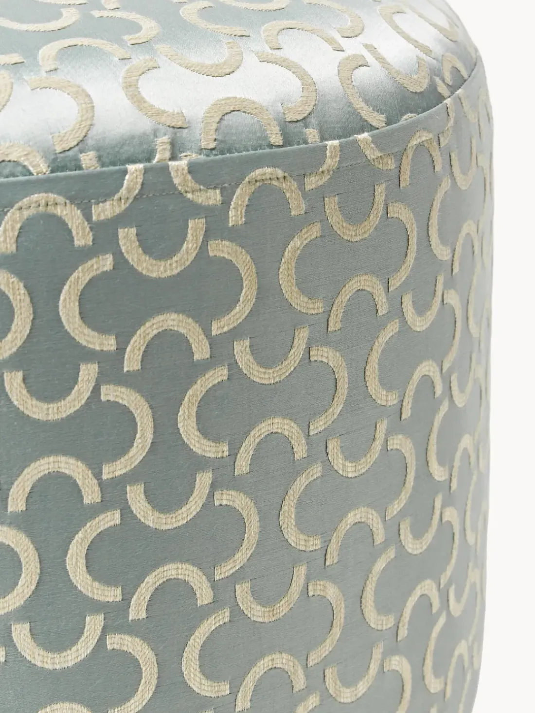 Taburete tapizado de diseño DEDAR Milano x Westwing Lino