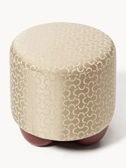 Taburete tapizado de diseño DEDAR Milano x Westwing Lino