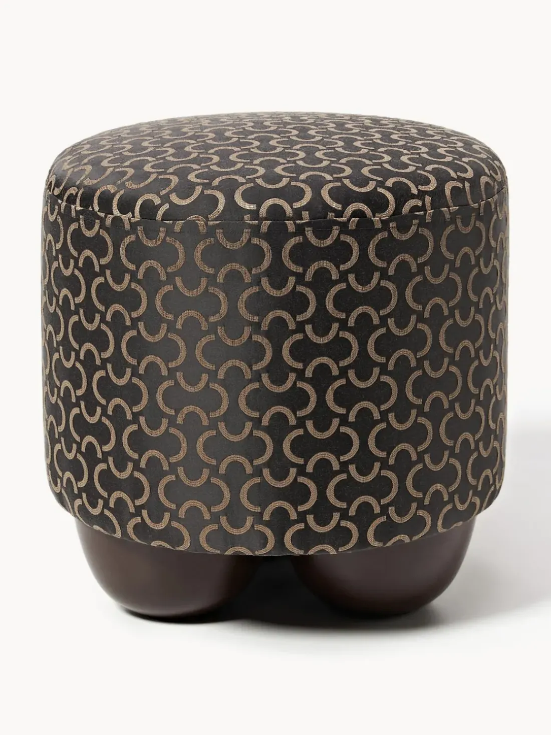 Taburete tapizado de diseño DEDAR Milano x Westwing Lino